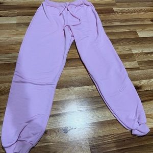 Brand new never worn medium pink Pretty Little Thing joggers